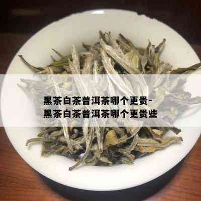 黑茶白茶普洱茶哪个更贵-黑茶白茶普洱茶哪个更贵些