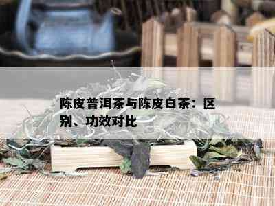 陈皮普洱茶与陈皮白茶：区别、功效对比