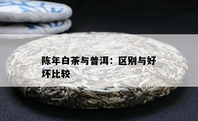 陈年白茶与普洱：区别与好坏比较