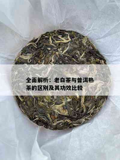 全面解析：老白茶与普洱熟茶的区别及其功效比较