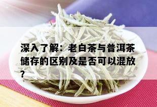 深入了解：老白茶与普洱茶储存的区别及是否可以混放？