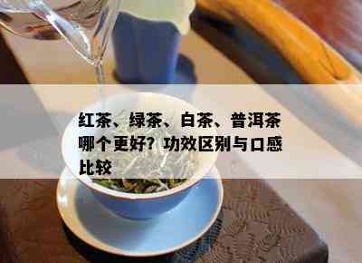 红茶、绿茶、白茶、普洱茶哪个更好？功效区别与口感比较