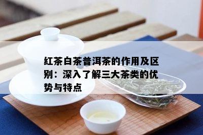 红茶白茶普洱茶的作用及区别：深入了解三大茶类的优势与特点