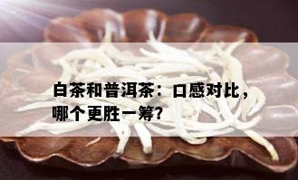 白茶和普洱茶：口感对比，哪个更胜一筹？