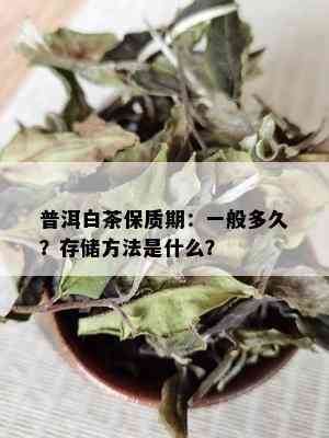 普洱白茶保质期：一般多久？存储方法是什么？