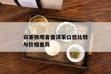 白茶铁观音普洱茶口感比较与价格差异