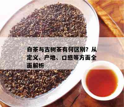 白茶与古树茶有何区别？从定义、产地、口感等方面全面解析