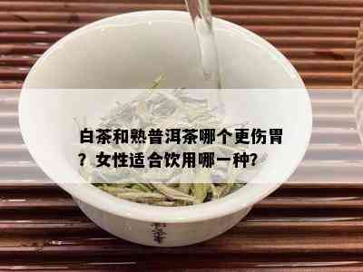 白茶和熟普洱茶哪个更伤胃？女性适合饮用哪一种？