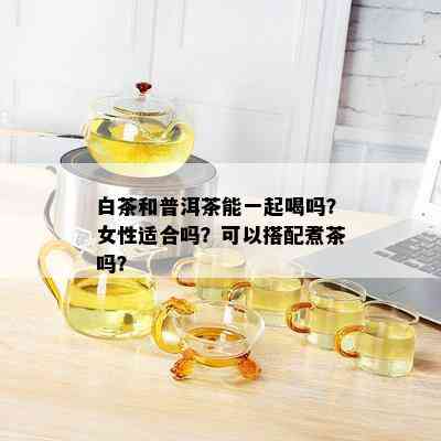 白茶和普洱茶能一起喝吗？女性适合吗？可以搭配煮茶吗？