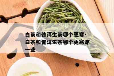 白茶和普洱生茶哪个更寒-白茶和普洱生茶哪个更寒凉一些