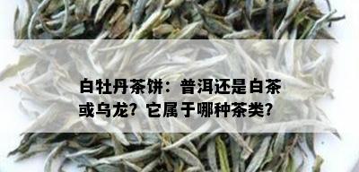 白牡丹茶饼：普洱还是白茶或乌龙？它属于哪种茶类？