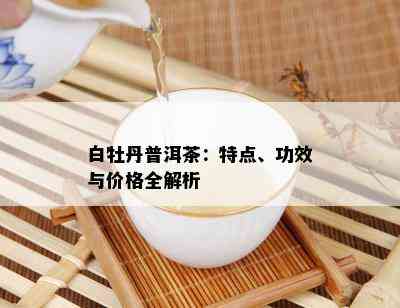 白牡丹普洱茶：特点、功效与价格全解析