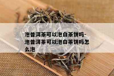 泡普洱茶可以泡白茶饼吗-泡普洱茶可以泡白茶饼吗怎么泡