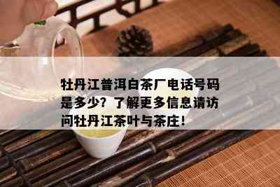 牡丹江普洱白茶厂电话号码是多少？了解更多信息请访问牡丹江茶叶与茶庄！