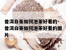 普洱白茶如何泡茶好看的-普洱白茶如何泡茶好看的图片