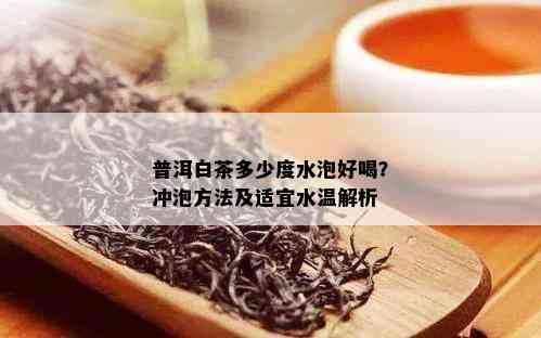 普洱白茶多少度水泡好喝？冲泡方法及适宜水温解析