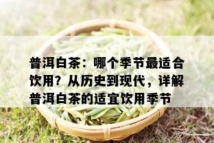 普洱白茶：哪个季节最适合饮用？从历史到现代，详解普洱白茶的适宜饮用季节