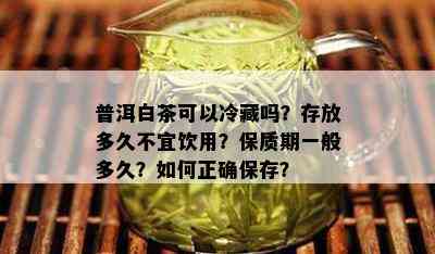 普洱白茶可以冷藏吗？存放多久不宜饮用？保质期一般多久？如何正确保存？