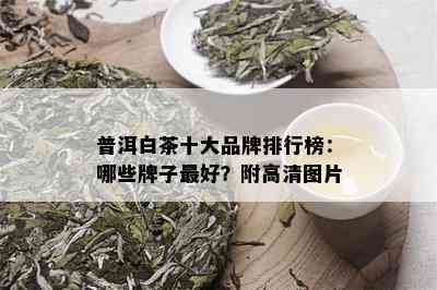 普洱白茶十大品牌排行榜：哪些牌子更好？附高清图片