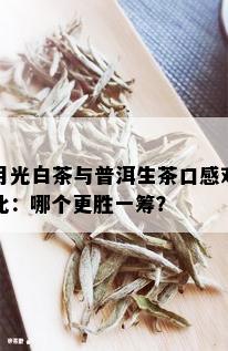 月光白茶与普洱生茶口感对比：哪个更胜一筹？