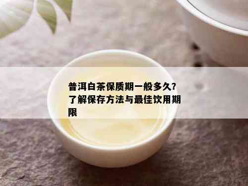 普洱白茶保质期一般多久？了解保存方法与更佳饮用期限