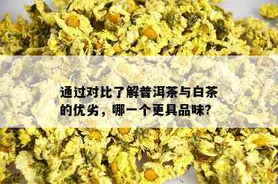 通过对比了解普洱茶与白茶的优劣，哪一个更具品味?