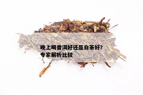 晚上喝普洱好还是白茶好？专家解析比较