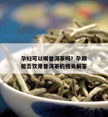 孕妇可以喝普洱茶吗？孕期能否饮用普洱茶的相关解答