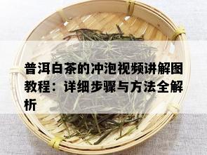 普洱白茶的冲泡视频讲解图教程：详细步骤与方法全解析