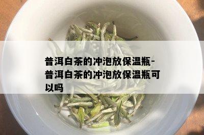 普洱白茶的冲泡放保温瓶-普洱白茶的冲泡放保温瓶可以吗