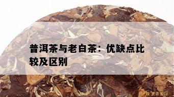 普洱茶与老白茶：优缺点比较及区别