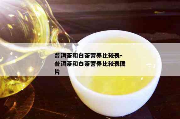 普洱茶和白茶营养比较表-普洱茶和白茶营养比较表图片