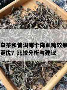 白茶和普洱哪个降血糖效果更优？比较分析与建议