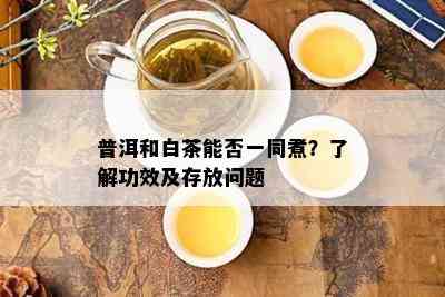 普洱和白茶能否一同煮？了解功效及存放问题