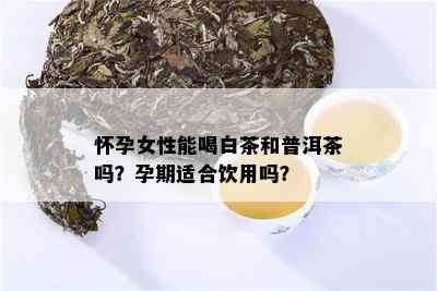 怀孕女性能喝白茶和普洱茶吗？孕期适合饮用吗？