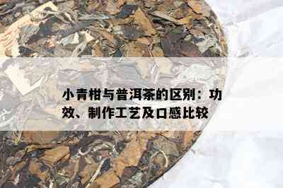 小青柑与普洱茶的区别：功效、制作工艺及口感比较