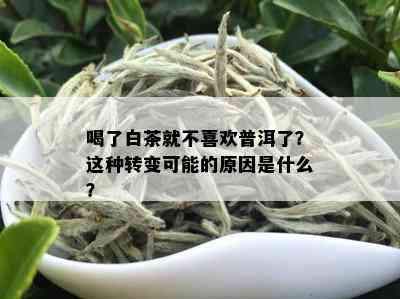 喝了白茶就不喜欢普洱了？这种转变可能的原因是什么？