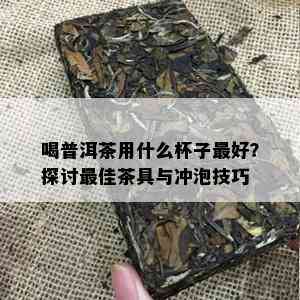 喝普洱茶用什么杯子更好？探讨更佳茶具与冲泡技巧