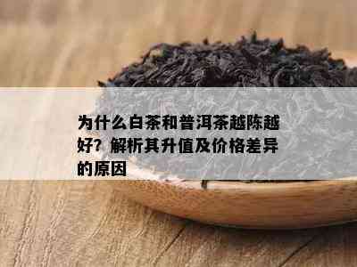 为什么白茶和普洱茶越陈越好？解析其升值及价格差异的原因