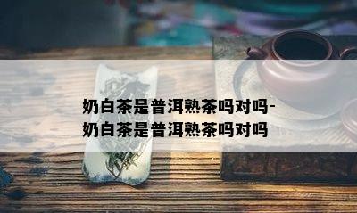 奶白茶是普洱熟茶吗对吗-奶白茶是普洱熟茶吗对吗