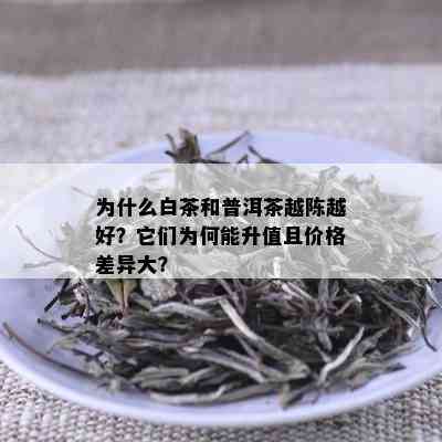 为什么白茶和普洱茶越陈越好？它们为何能升值且价格差异大？