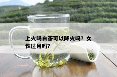 上火喝白茶可以降火吗？女性适用吗？