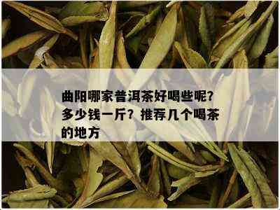 曲阳哪家普洱茶好喝些呢？多少钱一斤？推荐几个喝茶的地方