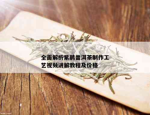 全面解析紫鹃普洱茶制作工艺视频讲解教程及价格