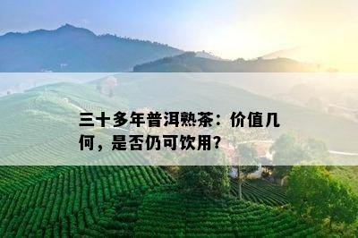 三十多年普洱熟茶：价值几何，是否仍可饮用？