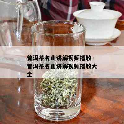 普洱茶名山讲解视频播放-普洱茶名山讲解视频播放大全