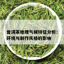 普洱茶地理气候特征分析：环境与制作风格的影响