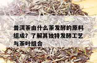 普洱茶由什么茶发酵的原料组成？了解其独特发酵工艺与茶叶组合