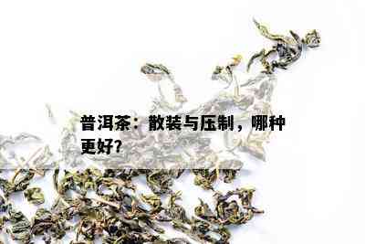 普洱茶：散装与压制，哪种更好？