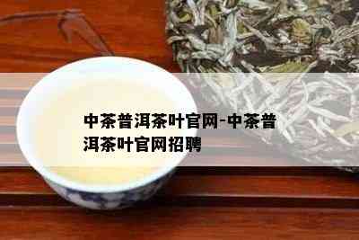 中茶普洱茶叶官网-中茶普洱茶叶官网招聘